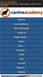Mobile Screenshot of canineacademypa.com